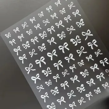 5 D roztomilé mašličky samolepky na nehty | samolepky, ozdoby na nehty - 1 ks TA272