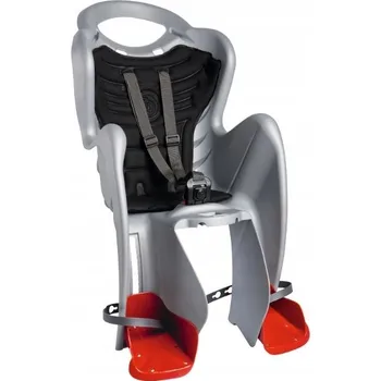 cyklosedačka Zadní dětská sedačka na kolo Bellelli Mr Fox Standard šedá