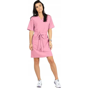 Dámské šaty Elastické zdravotnické šaty na zavazování s viskózou RŮŽOVÉ pohodlné sako 40