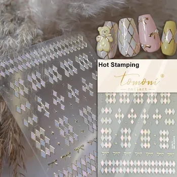 3d zimní nálepky na nehty s reliéfem | samolepky, nehtové zdobení - TO4575XTJ