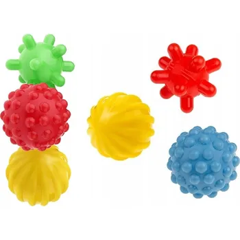 ANTISTRESOVÉ SENZORICKÉ MÍČKY SADA 3 kusy mix BAREV Tullo MÍČKY