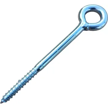 Šroub Lešenářské oko s vrutem 11,8 × 120 mm, DIN 4420, ocel S355JR, ZN