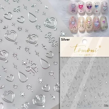 5 D roztomilé mašličky samolepky na nehty | samolepky, ozdoby na nehty - TO4172S
