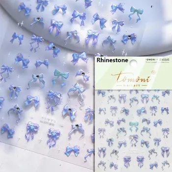 Roztomilé nálepky mašličky na nehty | nálepky, zdobení nehtů - TA325