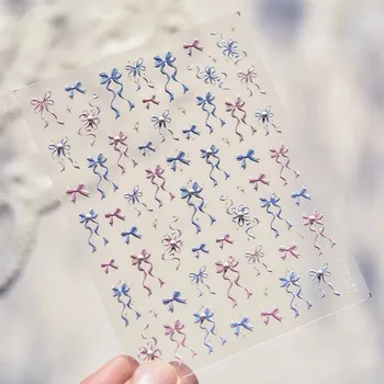 Roztomilé nálepky mašličky na nehty | nálepky, zdobení nehtů - TO4850