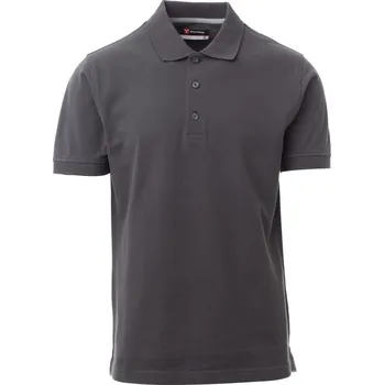 Pánské tričko Payperwear Polokošile Venice se 3 barevnými knoflíky Barva: Antracitová, Velikost: 4XL