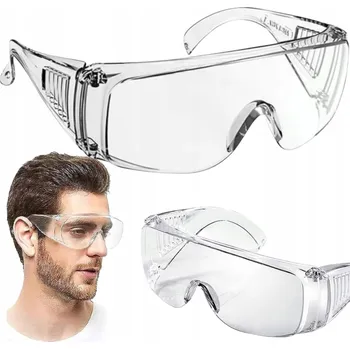 ochranné brýle Ochranné brýle BOZP proti úlomkům, pracovní, nastavitelné, čiré, ochranné brýle