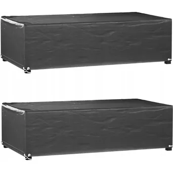 Krycí plachta Zahradní obal na soupravu 125 x 70 x 35 cm černý