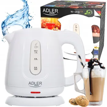 Rychlovarná konvice Rychlovarná konvice Adler AD1373 850 W 1 l bílá