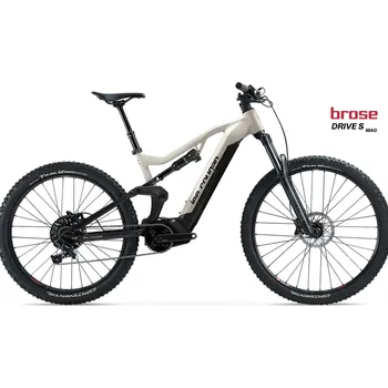 rám kola MTB 29"/27,5" E-bike kompletní set Lee Cougan E-Quest – Brose Drive S-Mag 90 Nm, 725 Wh, 20 Ah, vidlice Rock Shox 35 Silver TK Air 150 mm, tlumič Rock Shox Deluxe Select +, velikost S–16" (42 cm), barva černo-šedá matná