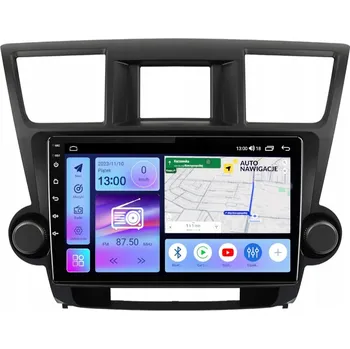 Auto Hi-Fi AUTORÁDIO NAVIGACE GPS TOYOTA HIGHLANDER 2007-2013 ANDROID CARPLAY 8/128 GB