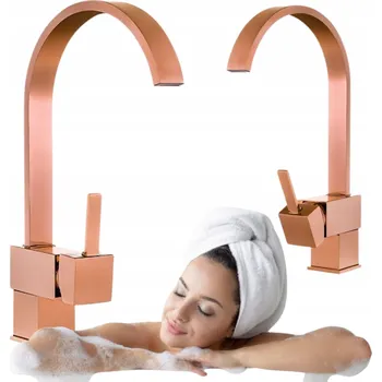 Vodovodní baterie Kuchyňská stojánková baterie Silla PURO zlatá