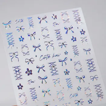 Roztomilé nálepky mašličky na nehty | nálepky, zdobení nehtů - TL297