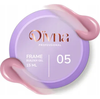 Lak na nehty DIVNA Frame Builder Gel 05 15 ml stavební gel na nehty, barevný