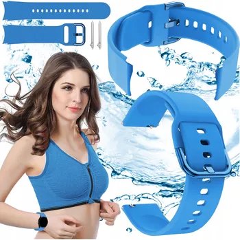 Řemínek na hodinky Řemínek ChronSmarta pro Motorola 20mm modrý