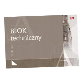 BALÍČEK TECHNICKÝ BLOK A3 10K BÍLÉ KARTIČKY UNIPAP 10 KUSŮ