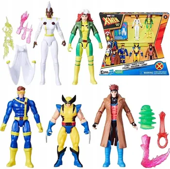 Figurka Marvel X-Men '97 Sada 5 figurek: Storm, Rogue, Cyclops, Wolverine, Gambit F7366