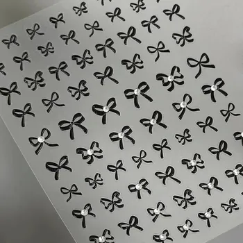 5 D roztomilé mašličky samolepky na nehty | samolepky, ozdoby na nehty - 1 ks TA273