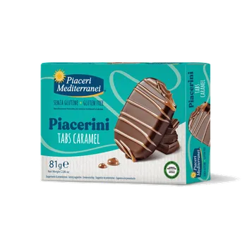 Piaceri Mediterranei bezlepkové PIACERINI KARAMELOVÉ SUŠENKY 81g