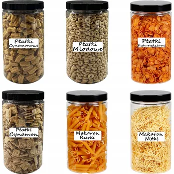 Dóza na potraviny Nádoby na sypké potraviny Emcor Packaging 1500 ml 6 kusů