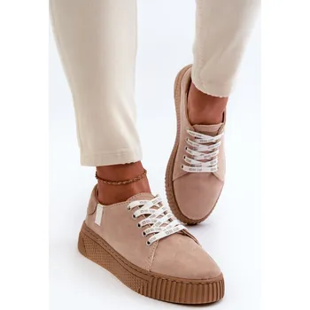 Dámské tenisky Dámské tenisky MEMORY FOAM SYSTEM BIG STAR NN276003 Barva: Béžová, Velikost: 37