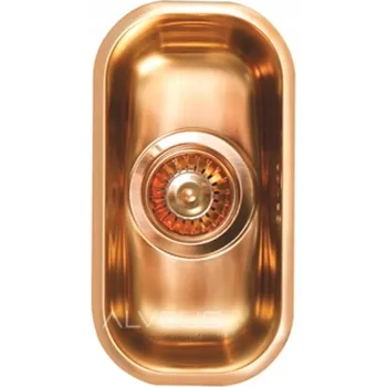 Granitový dřez Jednokomorový dřez Alveus Monarch ocel ocel, bronzový