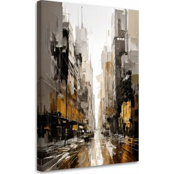 Obraz Obraz do obýváku ložnice, Město Ulička Moderní Béžový Reflex 60x90