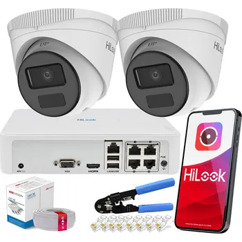 Bezpečnostní kamera Monitorovací sada Hikvision IPC-T241H-C(x2)+NVR PoE + UTP Hikvision