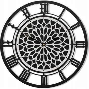 Hodiny Nástěnné hodiny ve stylu VINTAGE, rozeta Notre Dame
