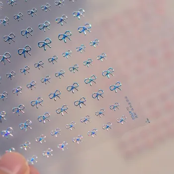 5 D roztomilé mašličky samolepky na nehty | samolepky, ozdoby na nehty - to4703SY