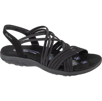 Dámské sandále Černé dámské sandály Skechers Reggae Slim - Sunnyside 163185-BBK Velikost: 40