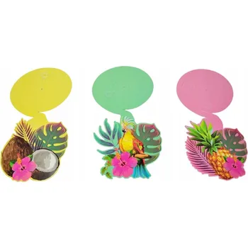 SPIRÁLOVÁ GIRLANDA DEKORATIVNÍ ZÁVĚSNÁ 6 KS NA LÉTO