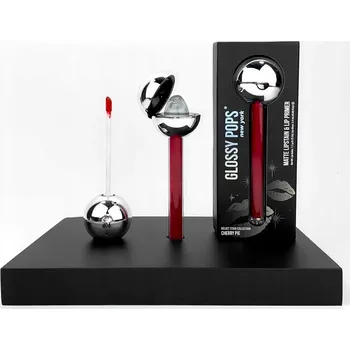 Rtěnka Glossy Pops Cherry Pie balzám a saténová rtěnka