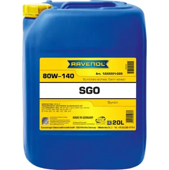 Převodový olej RAVENOL Getriebeöl SGO SAE 80W-140 GL-5 20 L