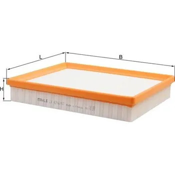 Vzduchový filtr Vzduchový filtr KNECHT LX 4296/7