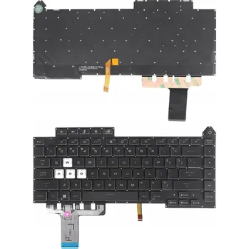 Náhradní klávesnice pro notebook KLAWIATURA DO ASUS ROG 5R G513 G513Q G513QY pro Asus