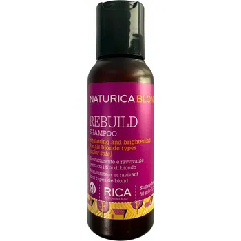 Šampon RICA Naturica Blonde Rebuild Šampon pro blond vlasy 50ml