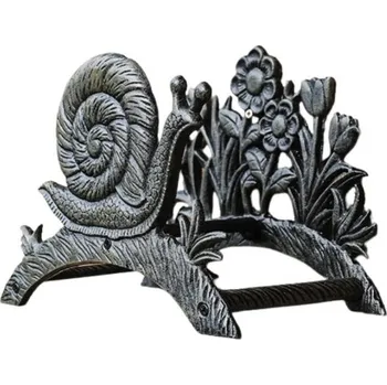 Držák na zahradní hadici Litinový nástěnný držák na zahradní hadici, ozdobný, šnek