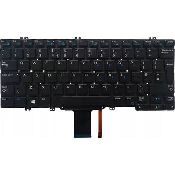 Náhradní klávesnice pro notebook Klávesnice JF8W7 PK131S51B15 0JF8W7 DELL 5280 LED UK pro Dell