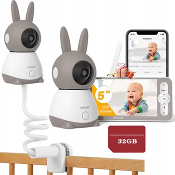 IP kamera Elektronická chůvička Boifun šedá