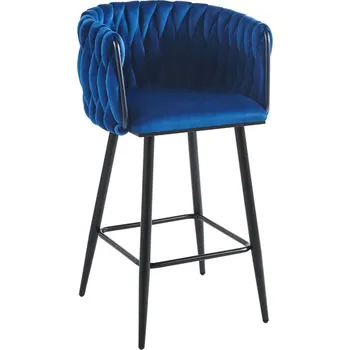 Toaletní stolek Barová židle H7 JG Modré Černá