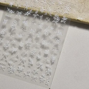 Umělé nehty Mašle pro zdobení nehtů | samolepky, nail art doplňky - na 4510