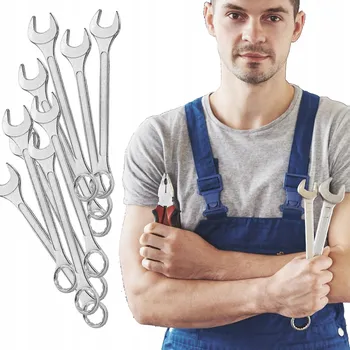 Klíč Očkoplochý klíč 17 mm SADA 10 KS pro dílnu