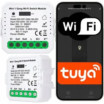 Relé Řídicí jednotka Sone Beznapěťové relé Wifi DC AC WiFi