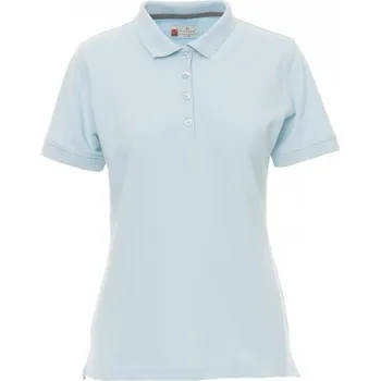 Dámské tričko Payperwear Dámská polokošile Venice se žebrovaným límečkem a manžety Barva: modrá pudrová, Velikost: L