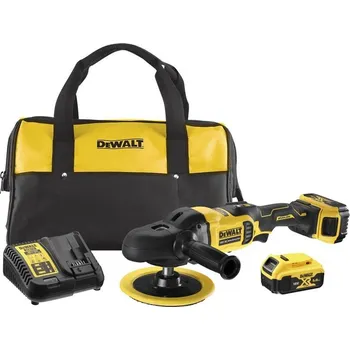 leštička DeWALT DCM849P2-QW 2x 5,0 Ah + nabíječka + kufr