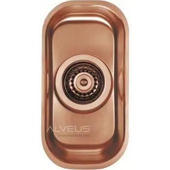 Granitový dřez Jednokomorový dřez Alveus Monarch ocel ocel zlatý