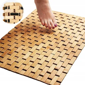 Koupelnová předložka E7794 Bambusová koupelnová předložka 60x40 cm