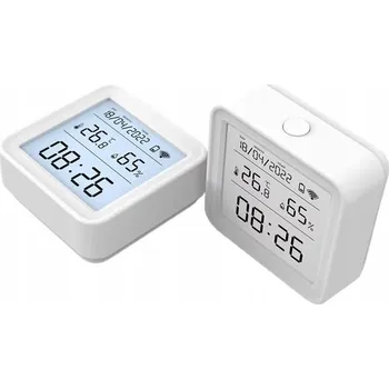 Teploměr Vlhkoměr WiFi TUYA Senzor s Velkým LCD Displejem