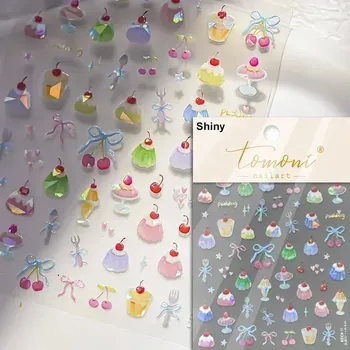 Umělé nehty Mašle pro zdobení nehtů | samolepky, nail art doplňky - TO4329